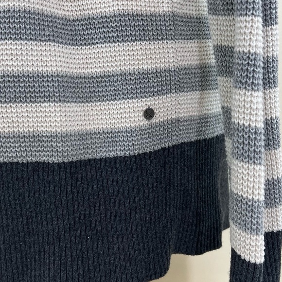 Eddie Bauer Women's Cowl Neck Stripes Sweater - Picture 5 of 11